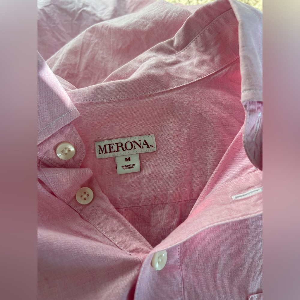 Pink button down - Picture 3 of 3